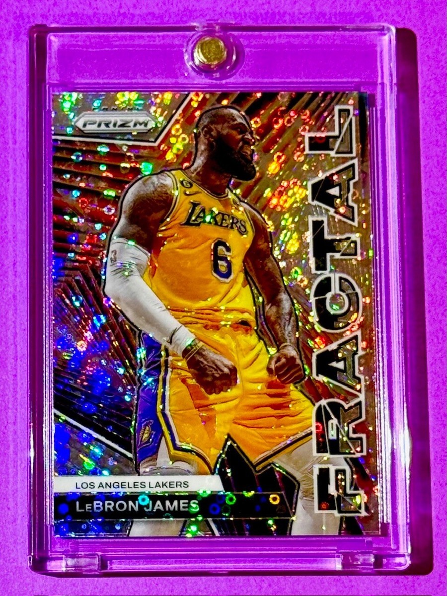 Lebron James RARE SILVER DISCO PRIZM FRACTAL SP INSERT PANINI
