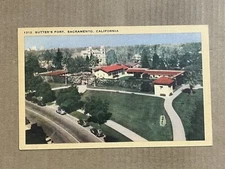 Postcard Sacramento CA California Sutter's Fort Historic Gold Rush