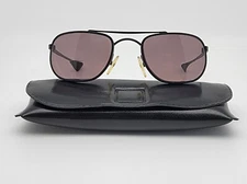 ArtCraft USA Matte Black Aviator Pilot USAF Air Force Eyeglasses Frame w/ Case