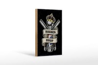 Holzschild Spruch Barbershop Friseur Salon Haare Deko 12X18 Cm Schild