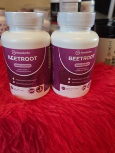 Rosabella Organic BeetRoot 60 Capsules Dietary Supplement EXP. 10/2027 - 2 PACK