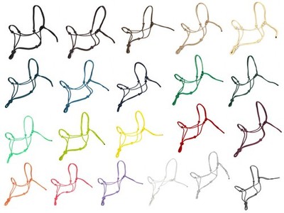 Knotenhalfter Profi - 6 Größen - viele Farben