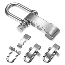 Paracord Bracelet Shackle Buckle 4PCS - Adjustable Metal U Bow Shackle Use for