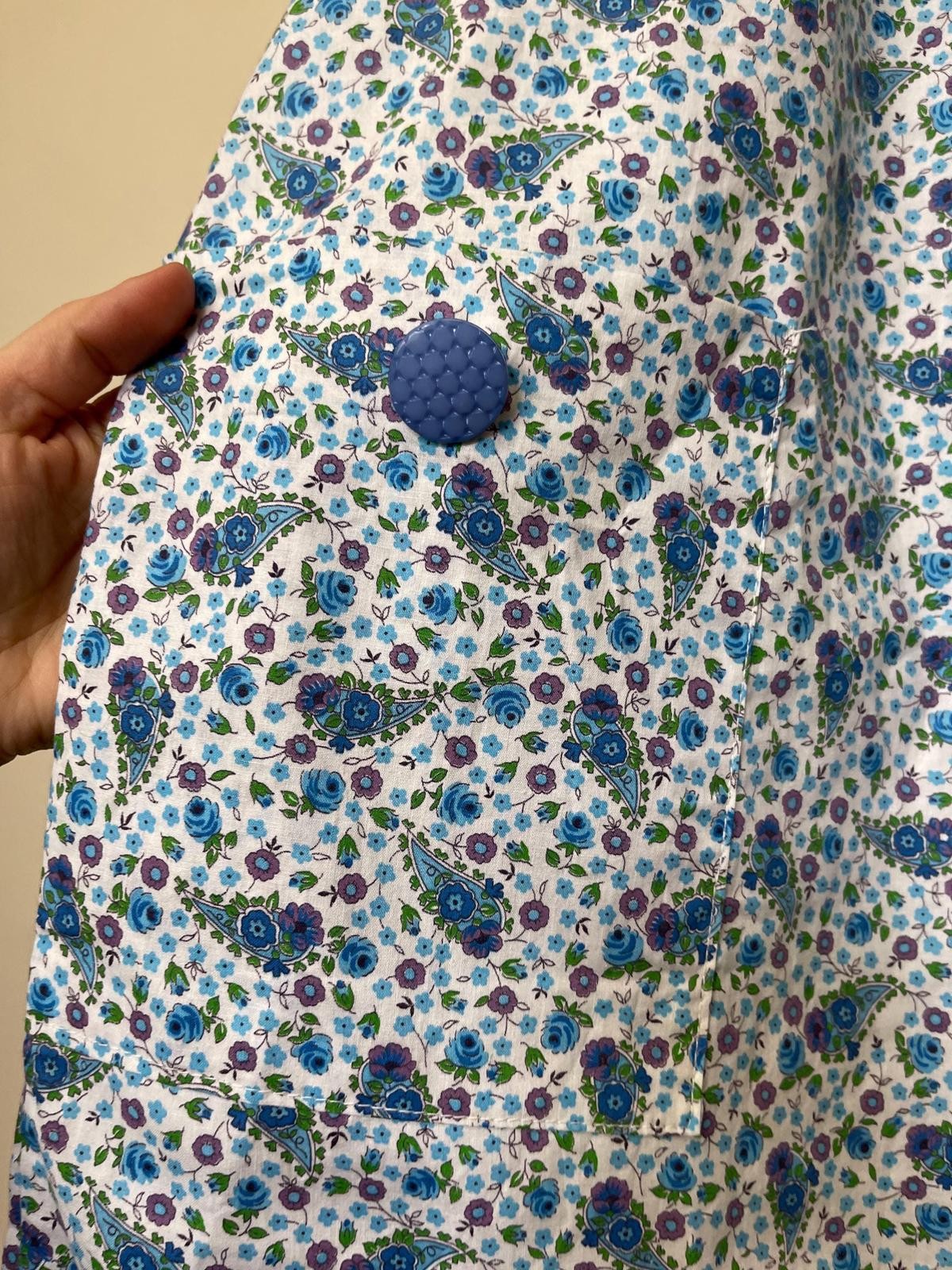 Floral Calico Vintage 1950s Deadstock Feedsack Ho… - image 4