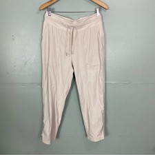 Lululemon Dance Studio Mid-Rise Cropped Pant Cream Eggshell Size 8