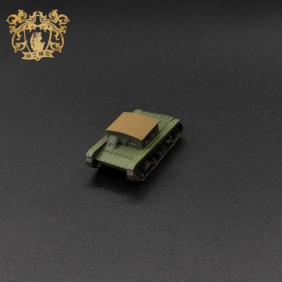 3D Printed 1/144 Soviet Union T-26T2 Light Tank Finished Model