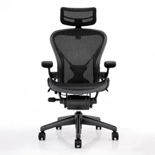 Herman Miller Aeron Size B Fully Loaded Posture Fit Support Chair - Open Box