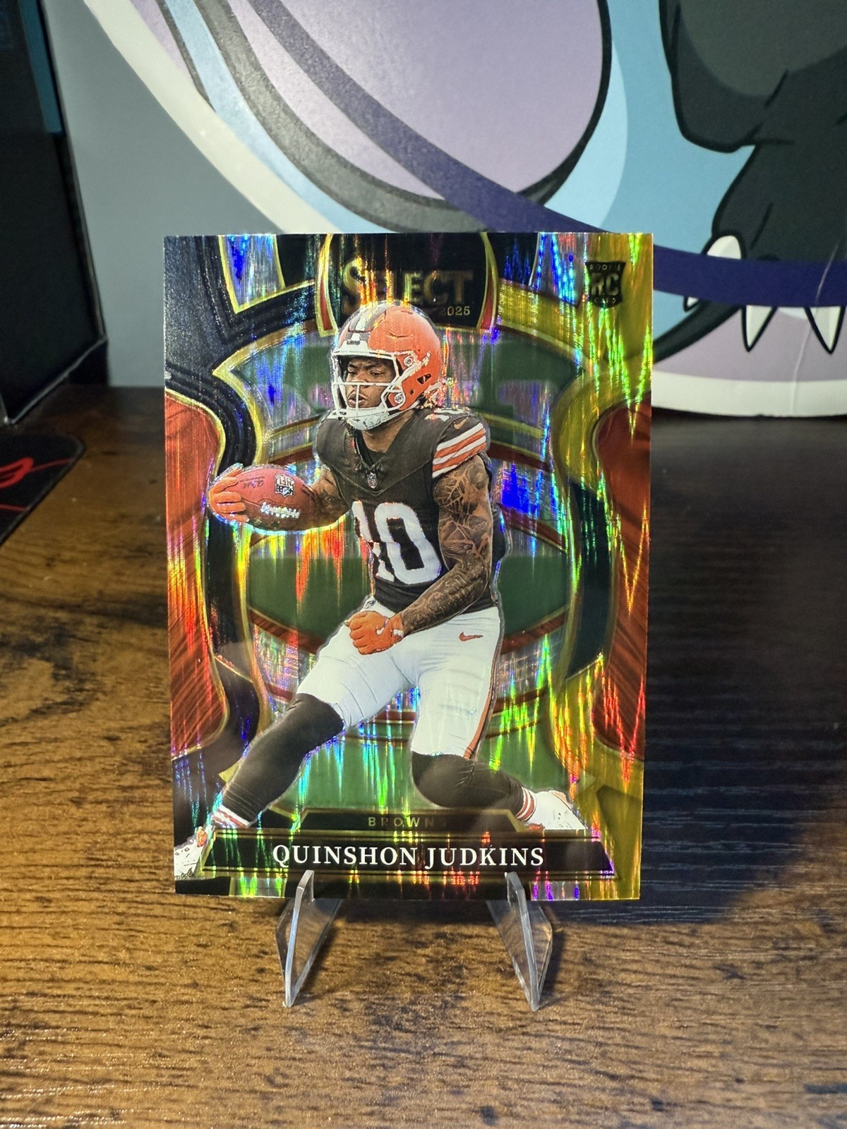 Quinshon Judkins Black Gold Prizm Shock 2025 Select #55 RC🔥
