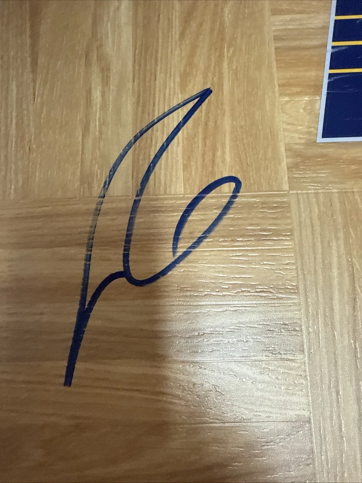 Suelo Pacers firmado por Reggie Miller **LEER Foto 2 de 4