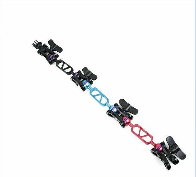 CNC Aluminum Diving Light Arm Ball Head Butterfly Clip Arm For Gopro Camera - Image 2 of 4