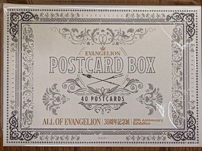 2510 All OF EVANGELION Exhibition 30th Anniversary PostCard Box 40 Pieces