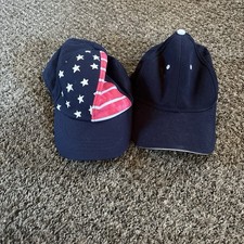 American Flag Dark Blue Baseball Cap Set