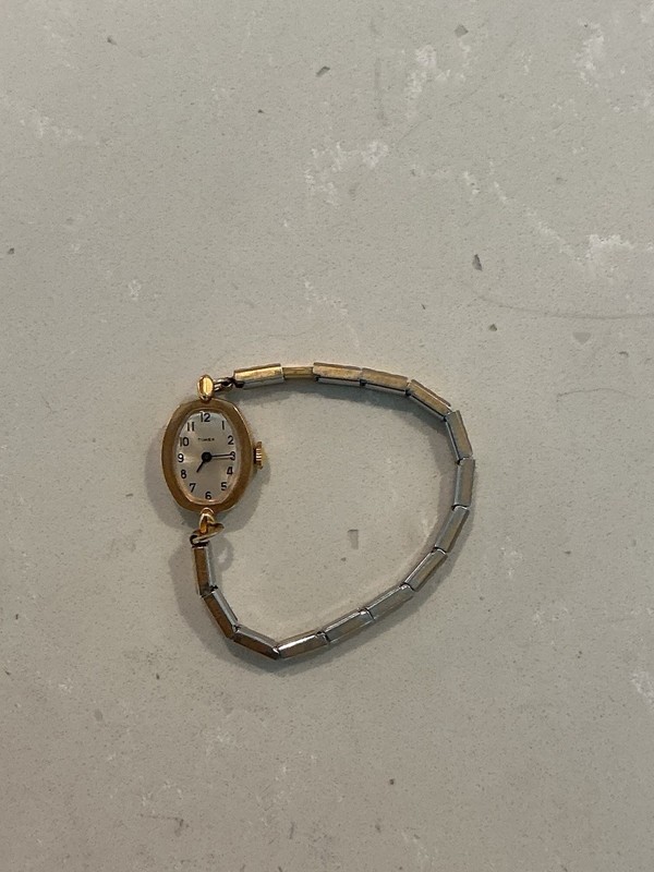 Vintage Womens Ritz Watch 17 Jewel Swiss Movement  Stainless Steel Back