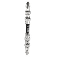 "PH2 Kreuzschlitz-Schraubenbit 1/4\" Sechskantschaft 6,6 Cm FüR Magnetisch Schwarz"