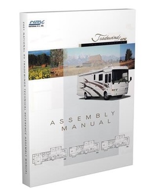 2001 National RV Tradewinds Assembly Manual Motorhome Motor Home Wiring Plumbing