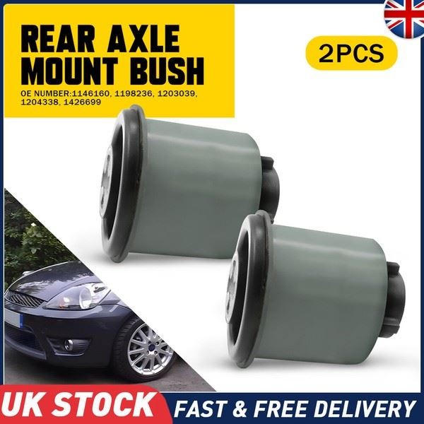 2PCS Lagerbuchsen Hinterachse AufhäNgung FüR Ford Fiesta Mk7-image