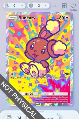 ポケモンカードゲーム BUNBUN Pokemon TCG POCKET - Buneary 1⭐, Crimson Blaze, English | eBay