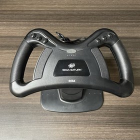 Sega Saturn Official Arcade Racer Racing Wheel MK-80107 Tested + Working