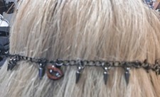 New Handmade Gothic Hair Jewelry with Clips Vampire Teeth and Spikes Halloween