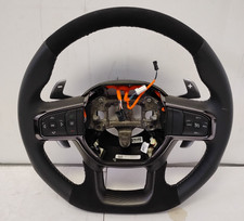 Oem Steering Wheel W/ Chrome Paddles Suede For 2021-2024 Ram 1500 Trx 7fx561traa