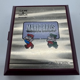 Nintendo Game And Watch Super Mario Bros 1983 Multi Screen Model MW-56 Untested