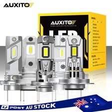 2x AUXITO H7 Super Bright LED Headlight Bulbs Conversion Kit High Low Beam NEWOB