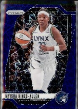 2024 Panini Prizm WNBA #20 Myisha Hines-Allen Blue Velocity Prizms
