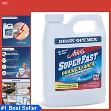 Drain Cleaner 32oz Liquid Dissolve Hair Grease Food Build Up Fast Commercial