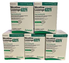 Nicotine Polacrilex Lozenge LOT OF 5 360 Total 4MG Mint Flavor Exp 10/26 FR SHP