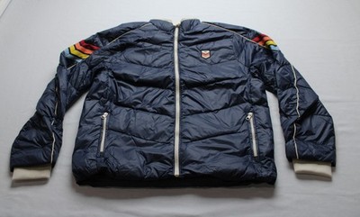 Marine Layer Men's Bode Water Resistant Puffer Jacket AR8 Navy Medium NWT