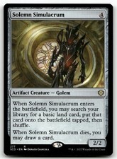 Solemn Simulacrum MTG R Normal 277 Starter Commander Decks SCD NM