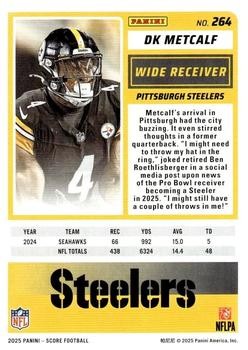 2025 Score #264 DK Metcalf STEELERS | eBay