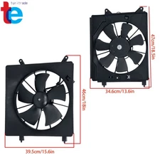 Radiator Cooling Fan and A/C Condenser Cooling Fan For Honda Element 2007-2011