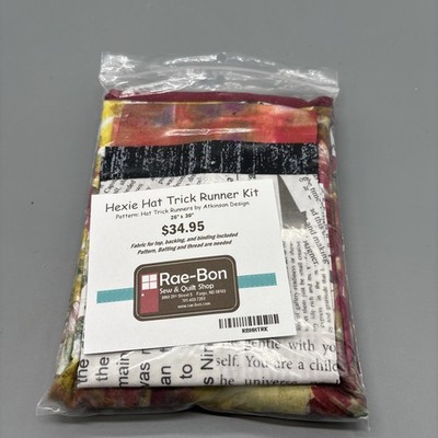 Hex Hat Trick Runner Quilt￼Kit 6  X 30  By Atkinson Design