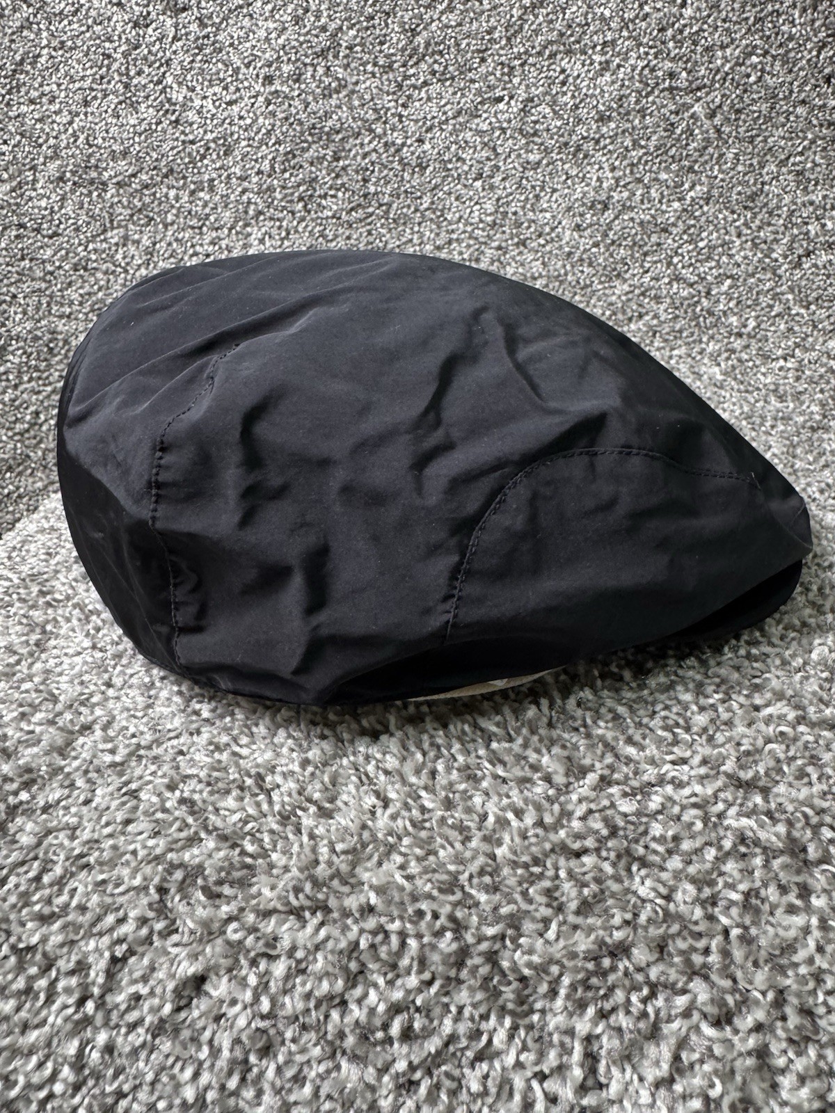 Weatherproof Flat Cap Size Large Black Newsboy Ca… - image 6