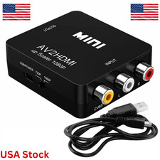 RCA to HDMI Converter Adapter AV 1080P For TV...