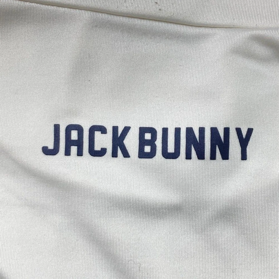 Size: 6 JACK BUNNY High Neck Long Sleeve T-shirt White Golf Wear Men's - Image 3 of 4