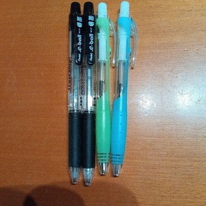 Pilot E-Ball Bk127 And Other Ballpoint Pens Set Of 4 High-Quality USED K