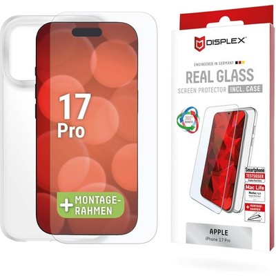 DISPLEX Real Glass + Case für Apple iPhone 17 Pro