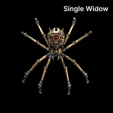 Steampunk Mechanical Widow Spider, Kinetic Sculpture, Christmas Gift