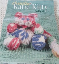 NEW Vintage Wimpole Street Creations Chenille Buddy Kit 6" Kitty Cat "KATIE"