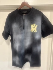 Amiri Black T-Shirt Size XXL  Black And Grey