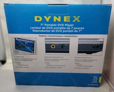 Dynex 7” Portable Dvd Player DX-PDVD7A Black. | eBay