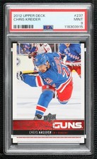 2012-13 Upper Deck Young Guns Chris Kreider #237 PSA 9 MINT 8uc