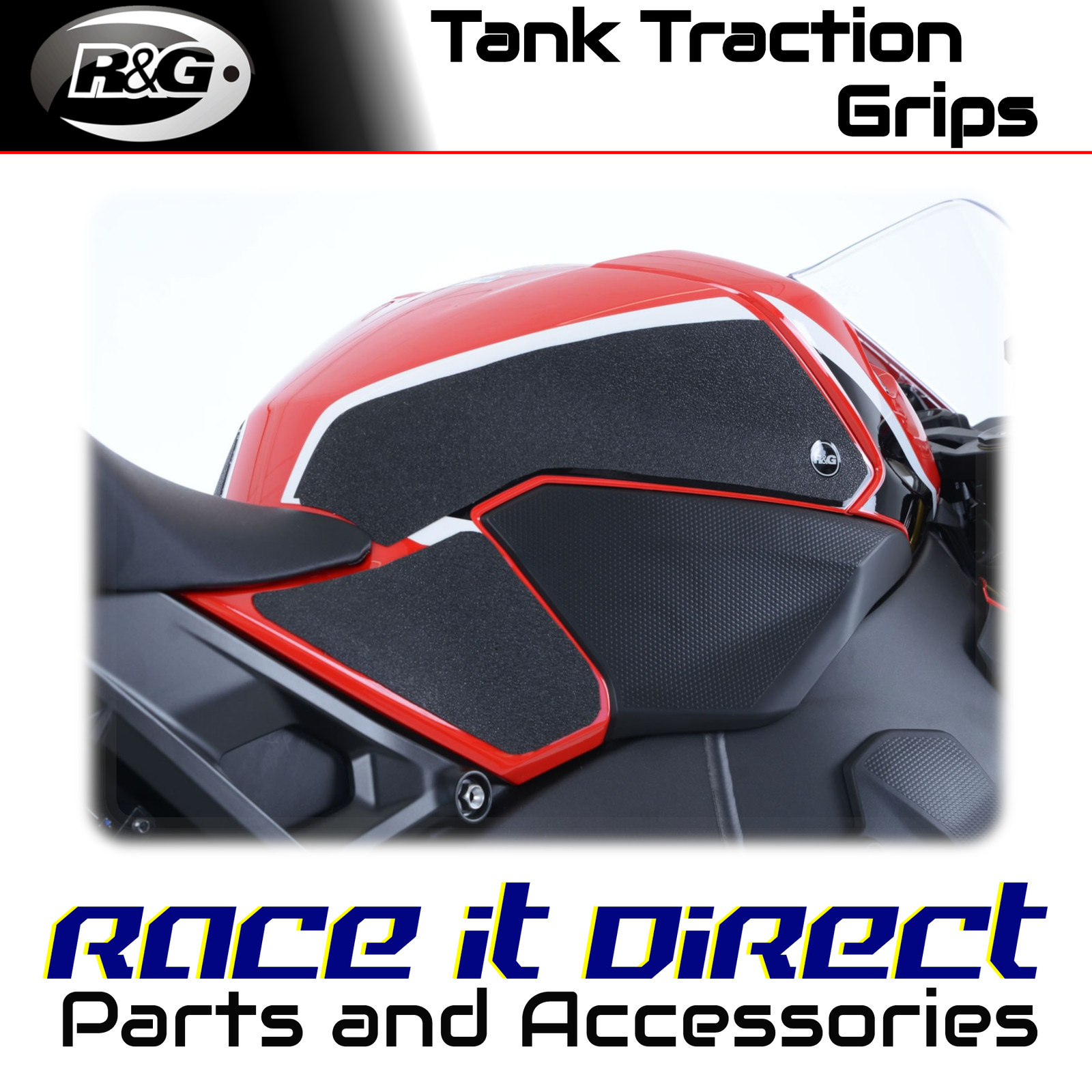Tank Traction Grips for Honda CBR1000RR Fireblade 2017-2019 R&G