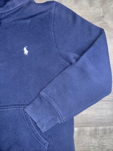 Polo Ralph Lauren Hoodie Pullover Youth M 10-12 Blue Sweater Golf Sweatshirt - Picture 4 of 6