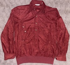 CHRISTIAN DIOR Vintage Popover Shirt S Banded Waist ZIPPERS Flap Pocket MINT