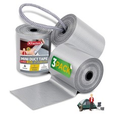 Mini Duct Tape Roll 3 Pack Silver/Gray