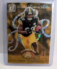 2025 Panini Donruss - Rated Rookie Retro - Kaleb Johnson #19 (RC) - Refractor