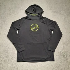 Swag Golf UNRL Crossover Hoodie II Mens Medium Black Pullover Performance Fleece
